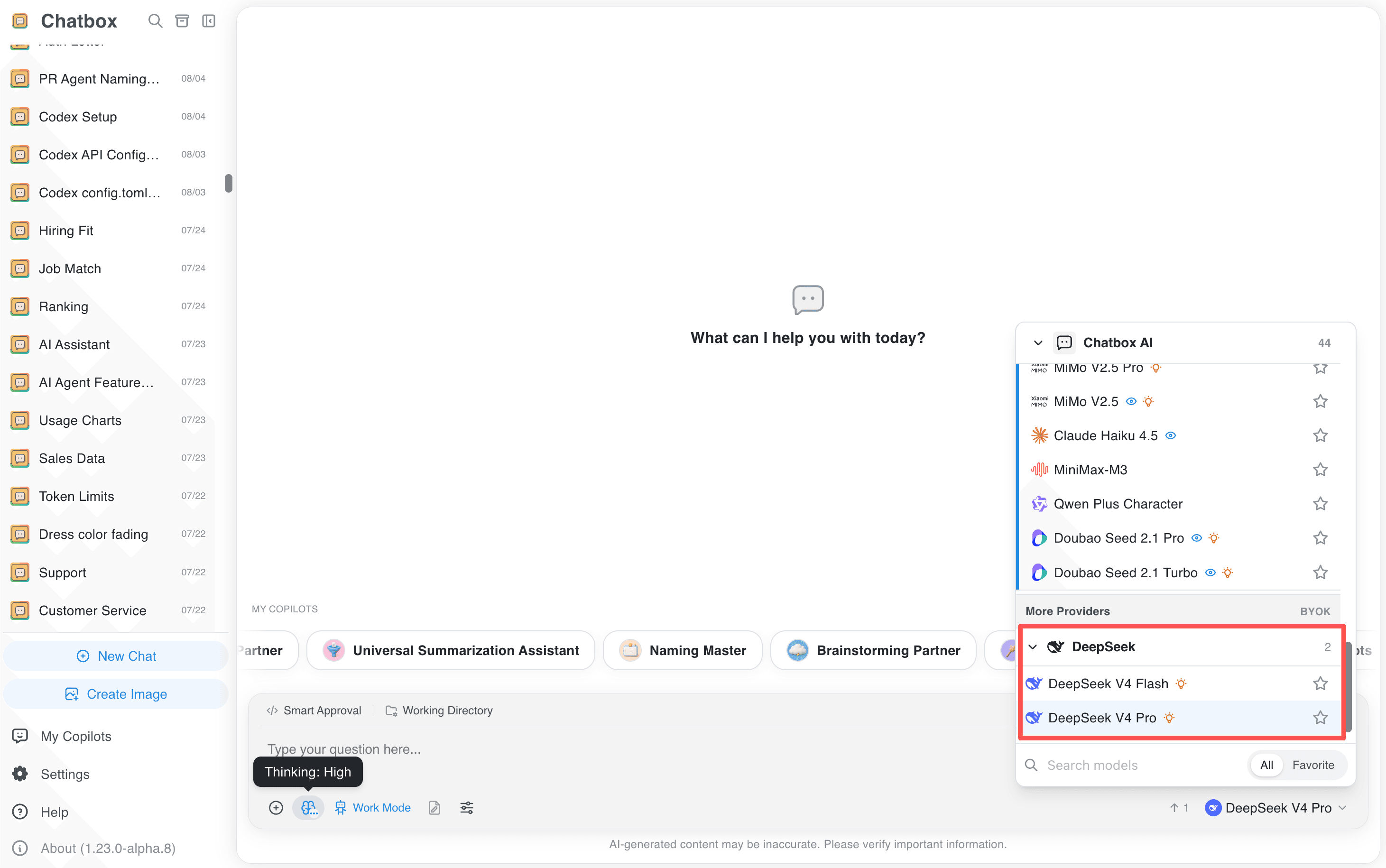 deepseek chat (Desktop)