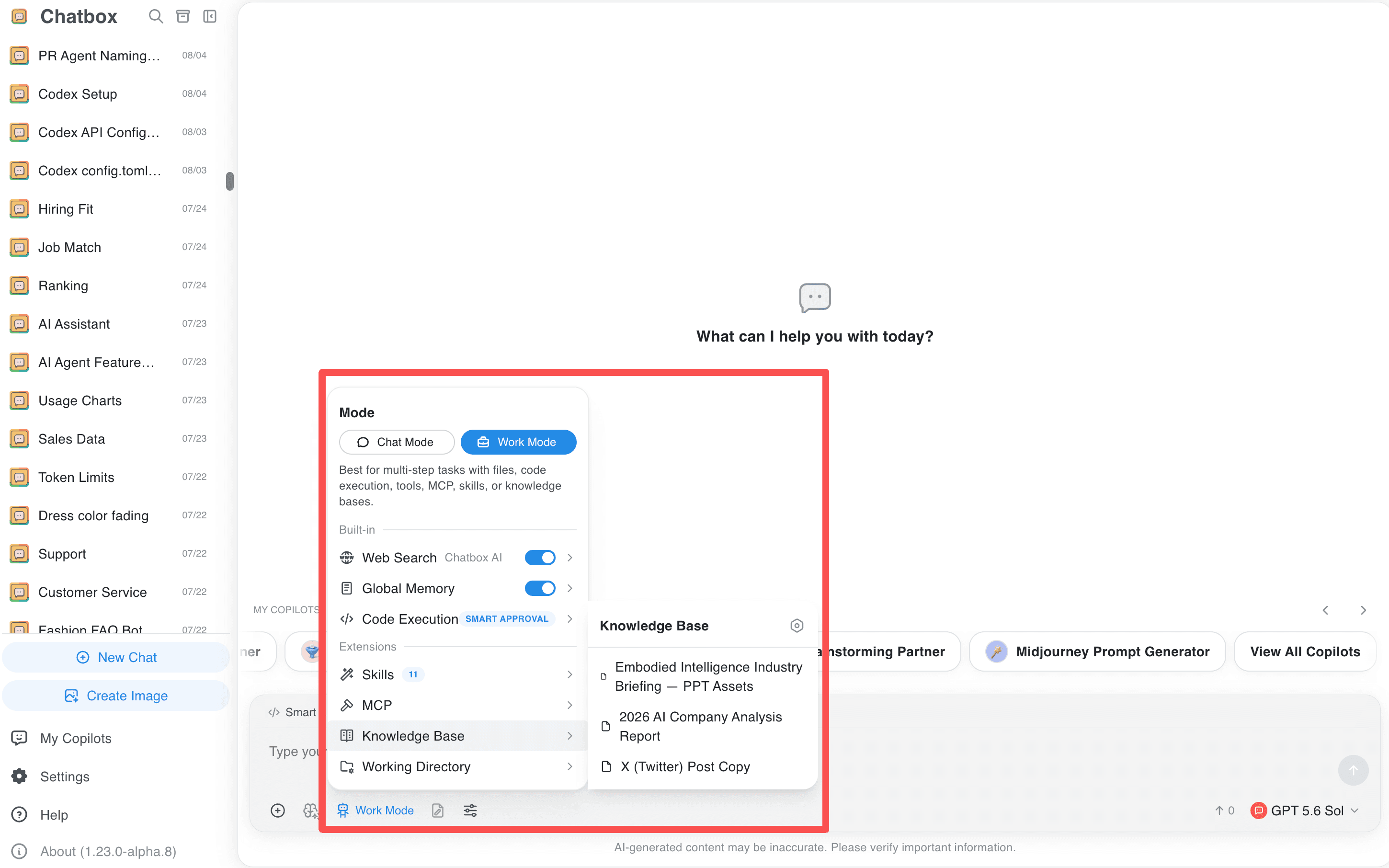 deepseek work mode (Desktop)