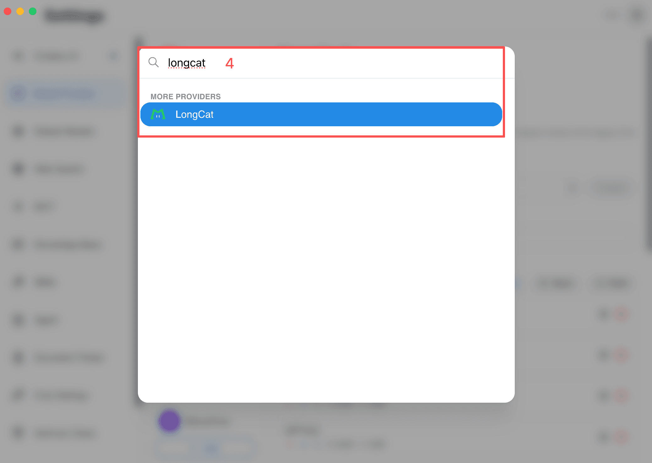 longcat provider (Desktop)