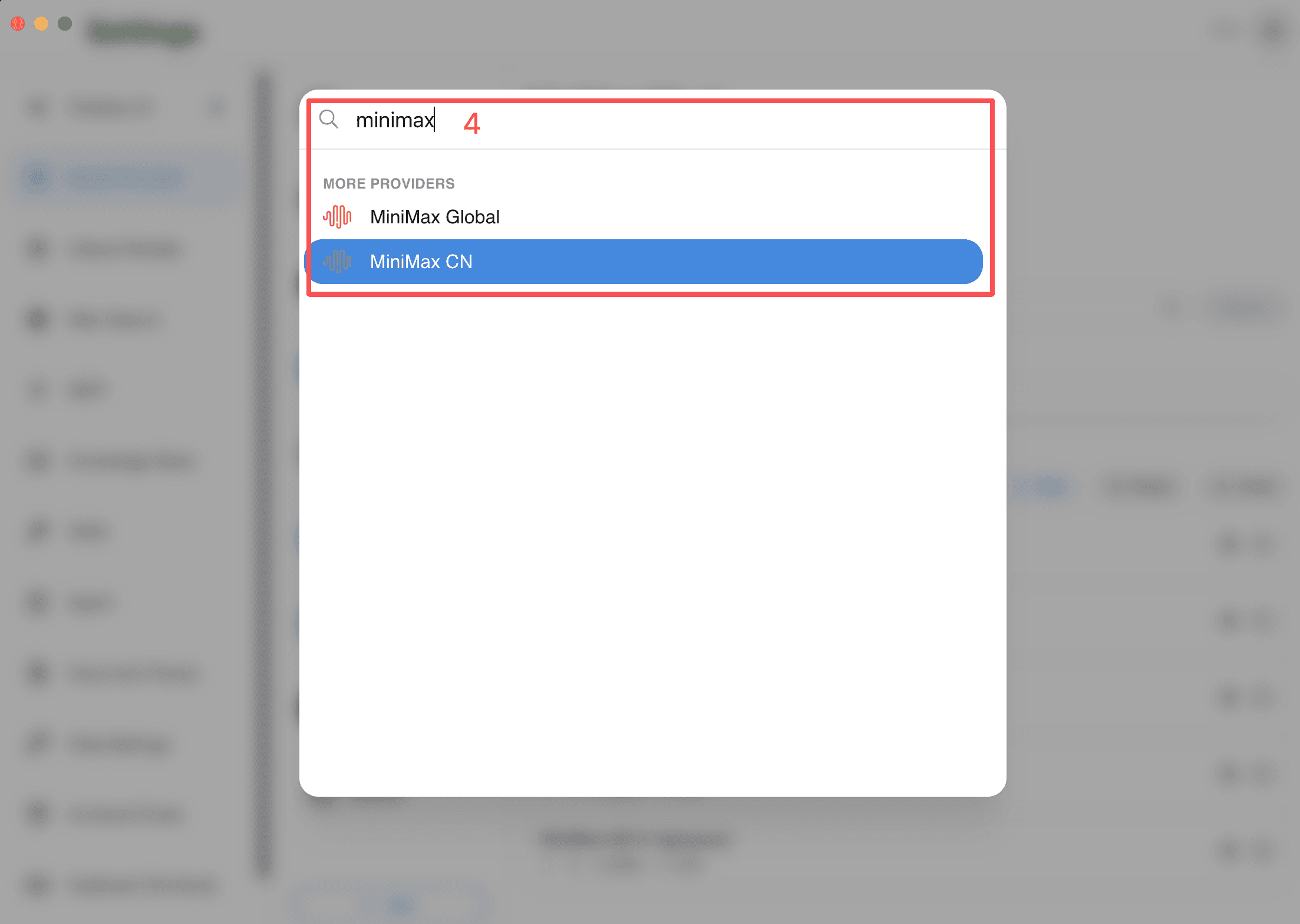 minimax provider (Desktop)