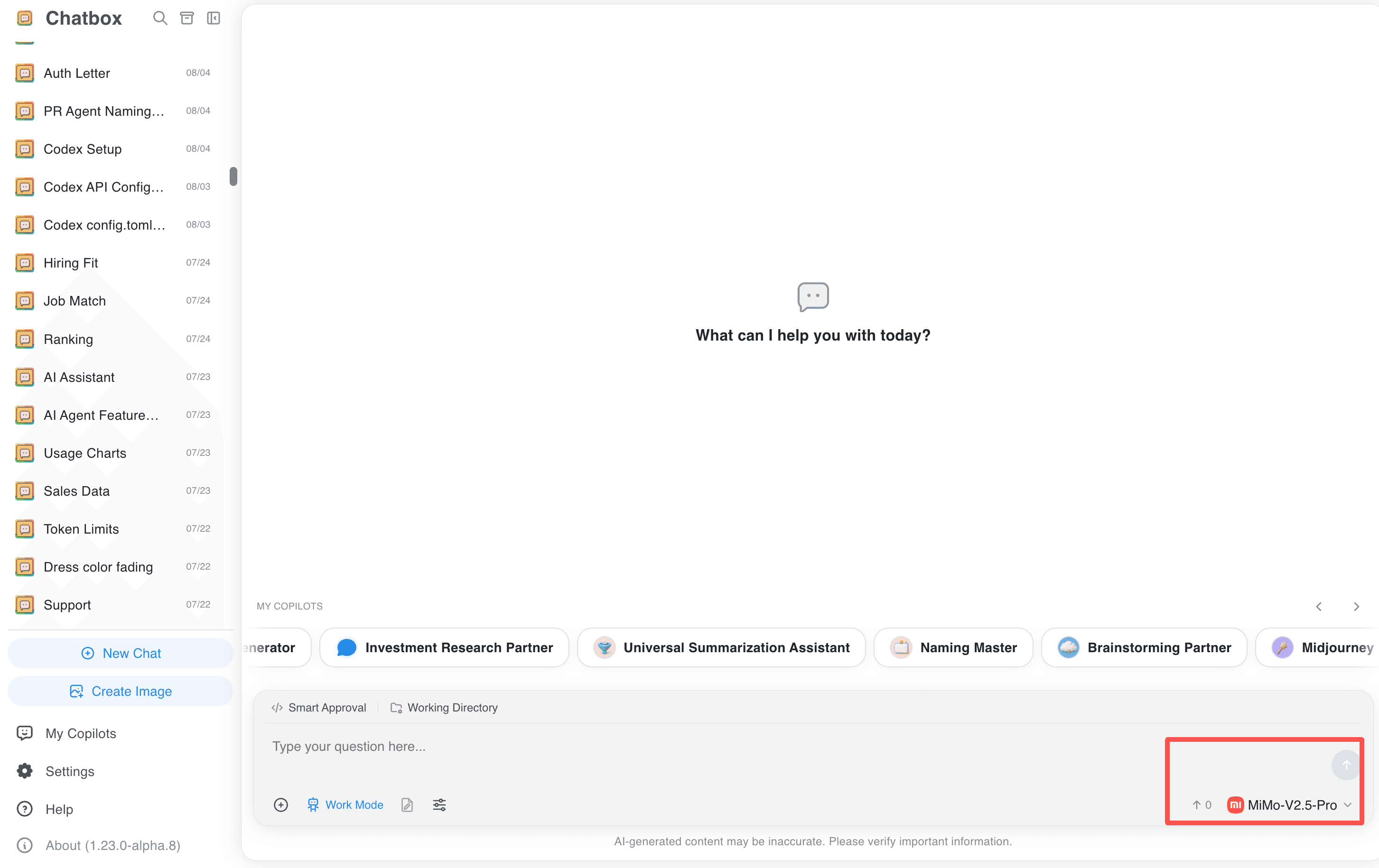 xiaomi mimo chat (Desktop)
