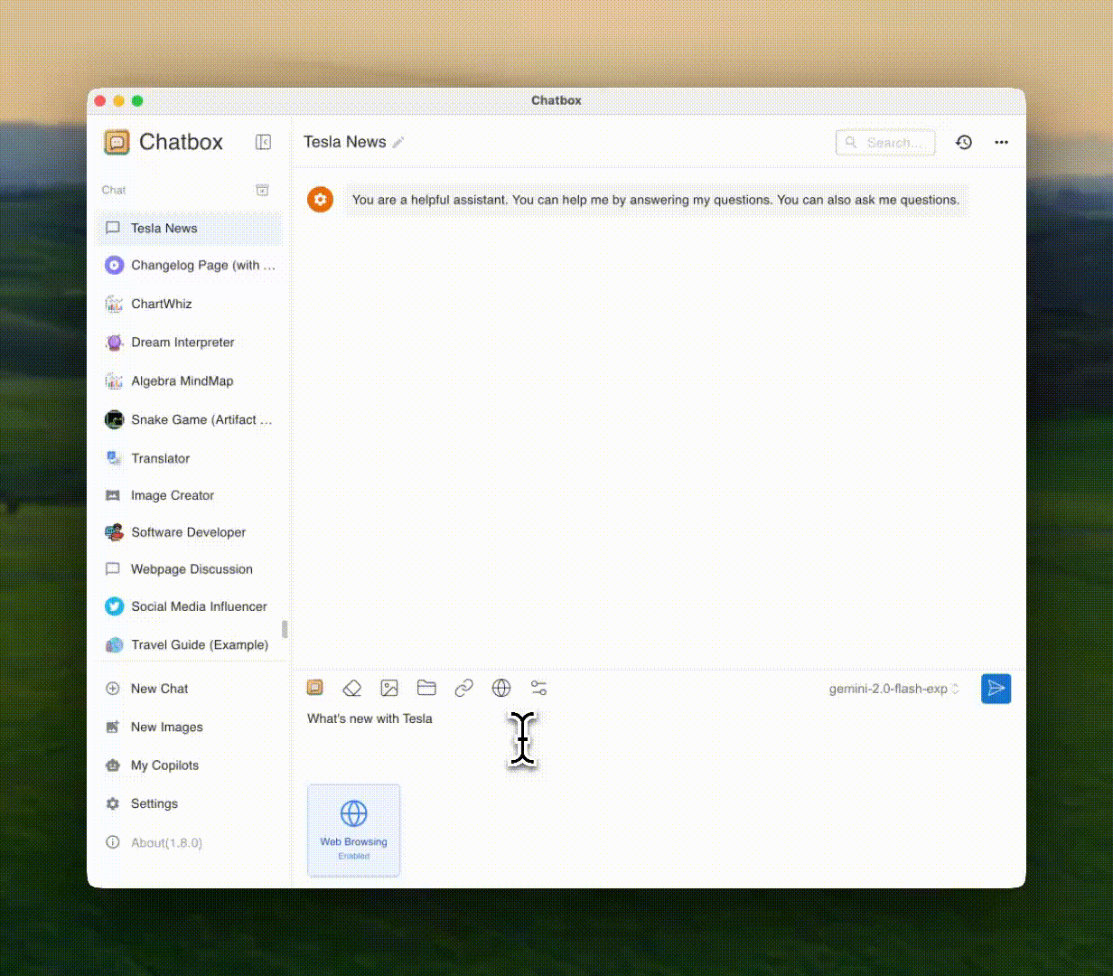Chatbox (ChatGPT API工具) v1.9.5 官方版 2