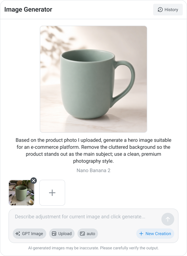 AI image generation